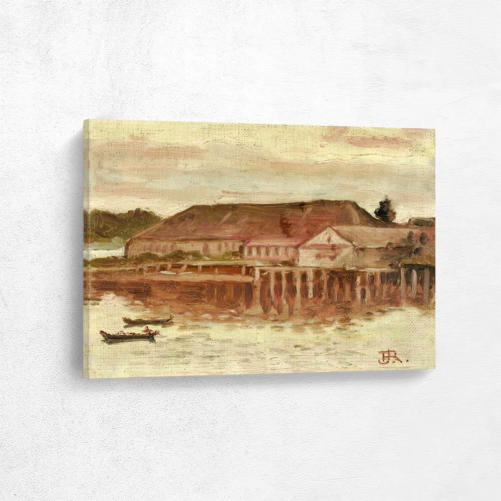 Trading Post And Wharf Buildings, Sitka, Evening