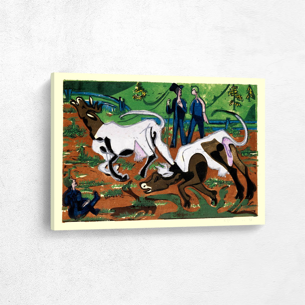 Cows in spring