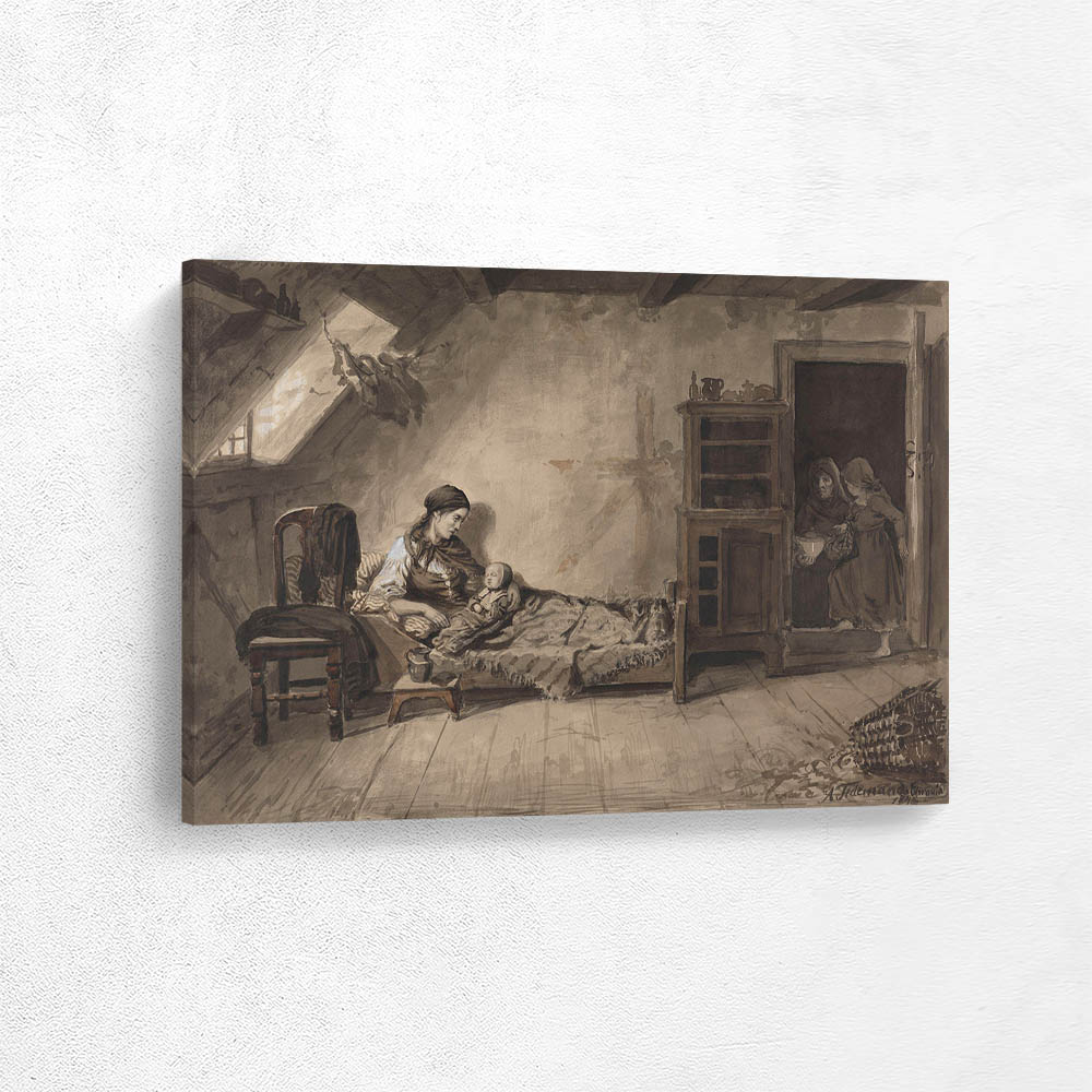 Visiting a poor wife