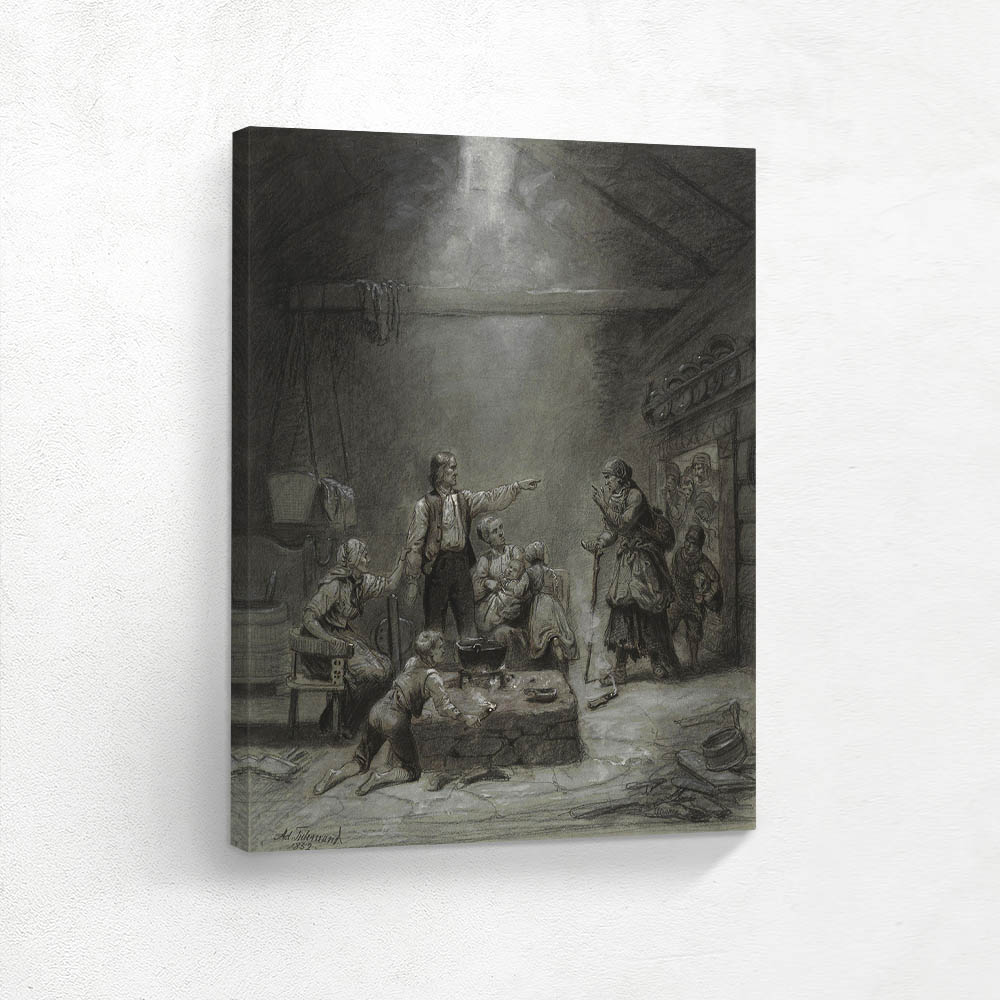 Fantasy sequence in a farmhouse