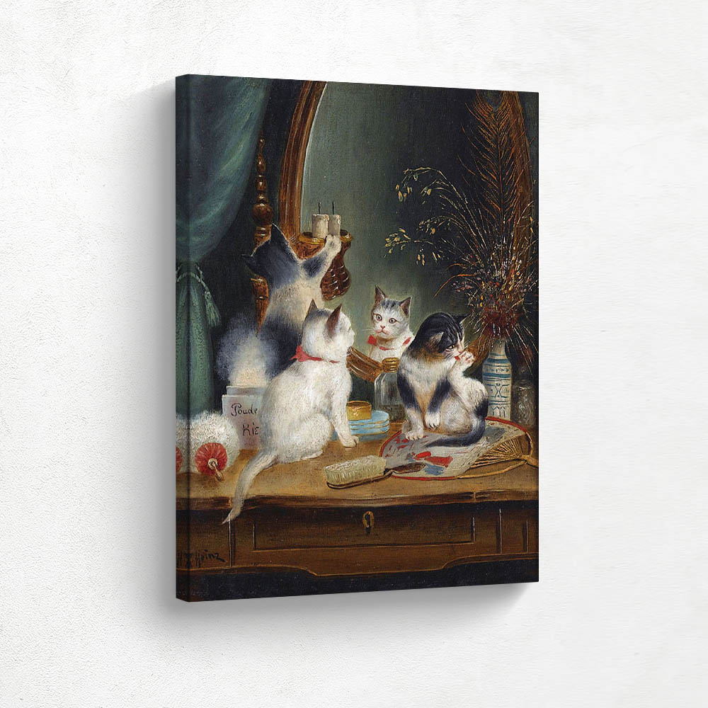 Kittens in the boudoir