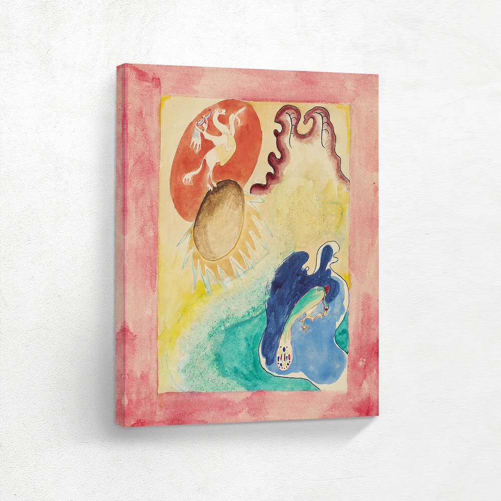 Design for the cover of the almanac ‘The Blue Rider’ VI