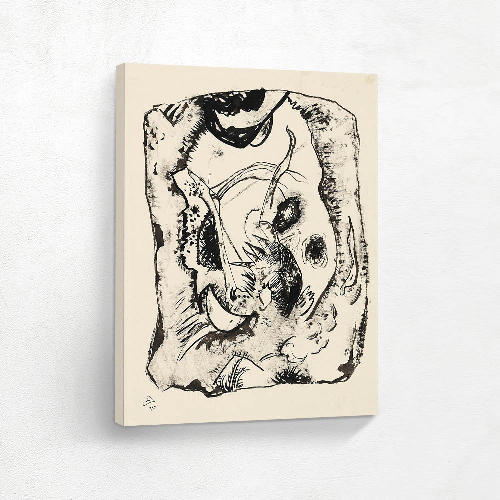 Drawing for ‘Bild auf hellem Grund’ (