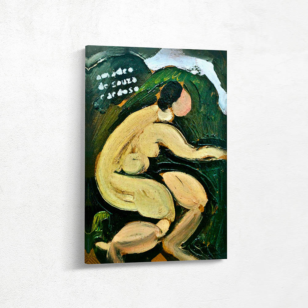Amadeo de Souza-Cordoso Painting, Metal Wall Decor, Framed Wall Art, Wall Art, Home Decor, Stretched Canvas, Canvas Wall Art framed with Floater Frames