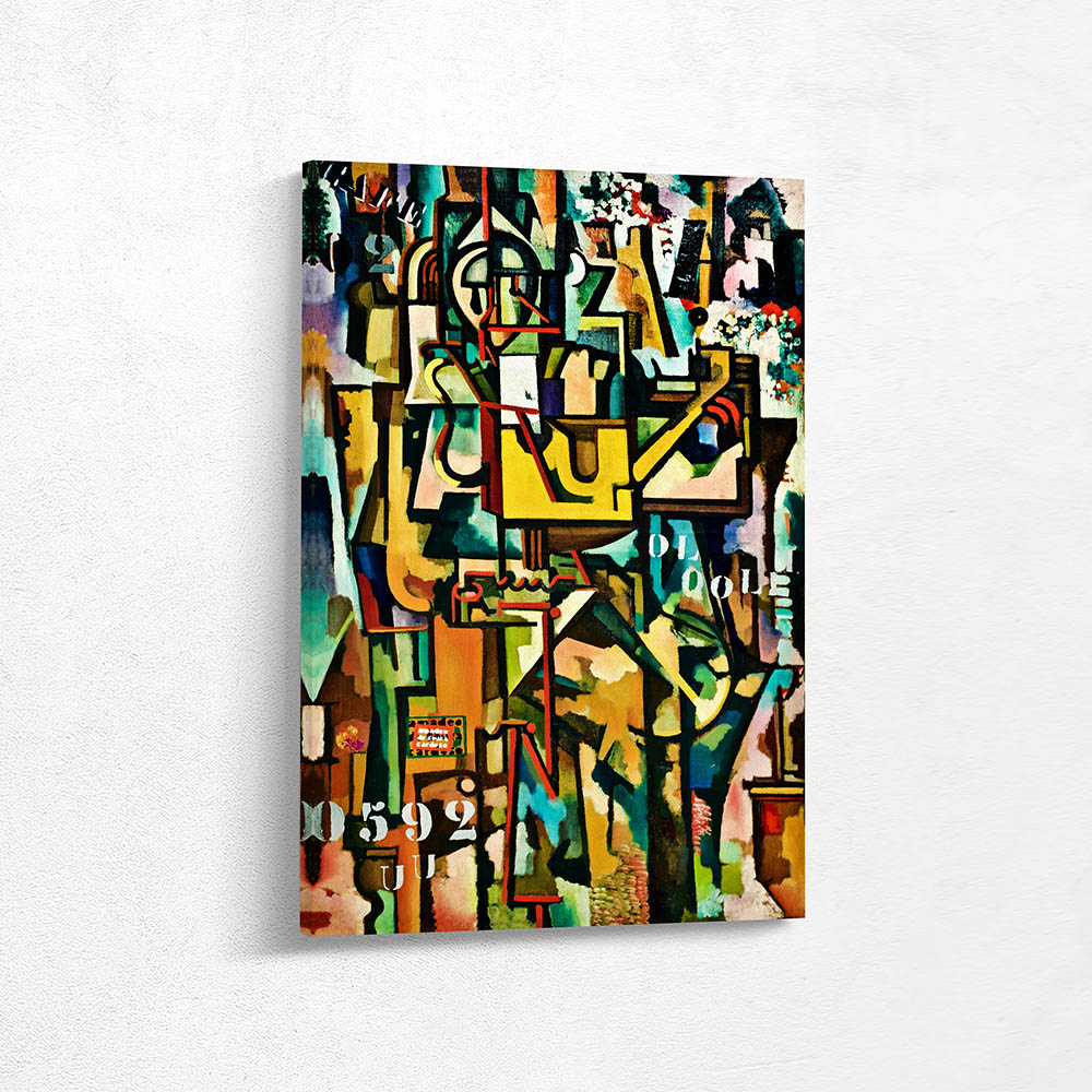 Abstract Painting for Home Decor, Wall Art in Metal Wall Art, Wall Decor in Framed Canvas Prints, Framed with Floater Frames